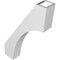 Ekena Millwork 3 1/2-in. W x 14-in. D x 22-in. H Westlake Architectural Grade PVC Knee Brace BRCP035X14X22WTL - alternate 4